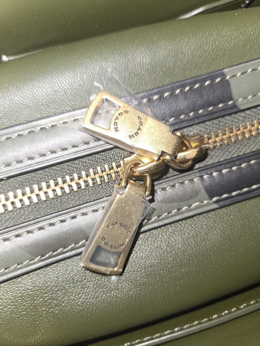 Coach Rogue Camouflage Print Tote with Gold Hardware - Picture 16 of 16
